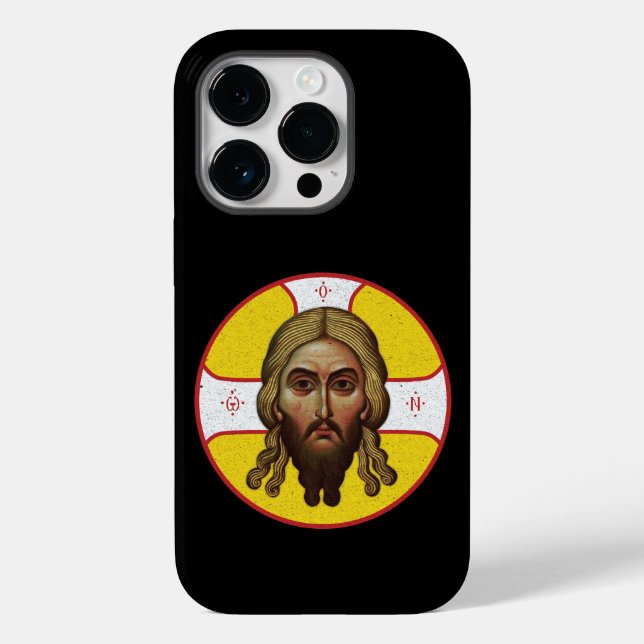 Coques Case-Mate iPhone Le Visage Du Christ Icône Orthodoxe (Verso)