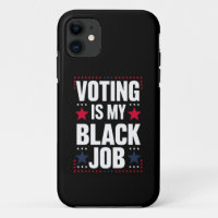 Le vote amusant est mon travail noir vintage