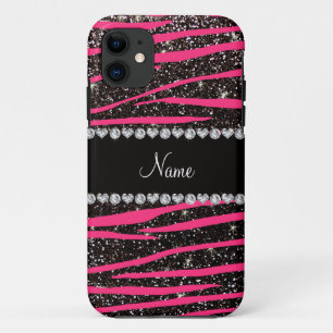 Case-Mate iPhone Case Le zèbre nommé fait sur commande de roses indien