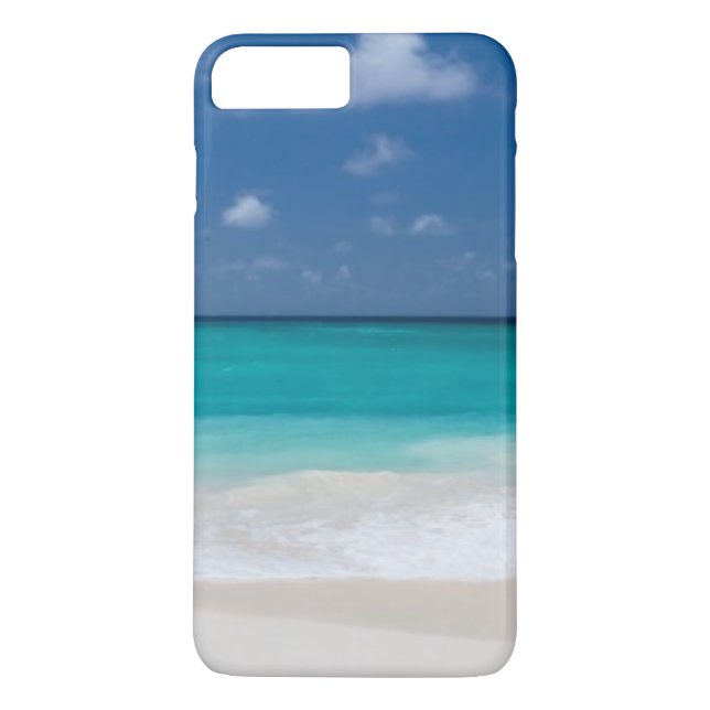 Coques Case-Mate iPhone L'eau tropicale de turquoise de plage (Dos)