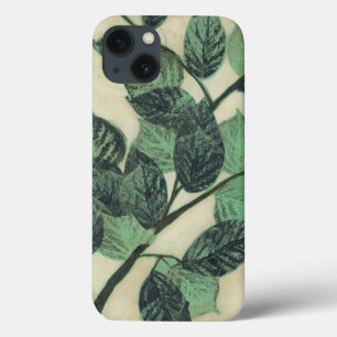Coques Pour iPhone Leaves and Branches on Cream Background