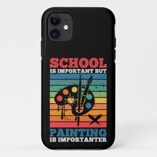 Case-Mate iPhone Case L'École Est Importante, Mais La Peinture Est Impor