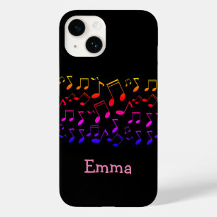 Coque Pour iPhone 14 leçon de musique,notes,personnalisé