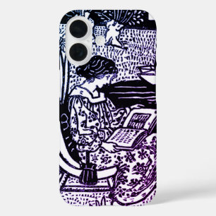 Coques iPhone 16 Lecture Art Nouveau Femme