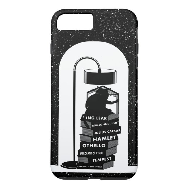 Coques Case-Mate iPhone Lecture de chats noirs Shakespeare Joues (Dos)