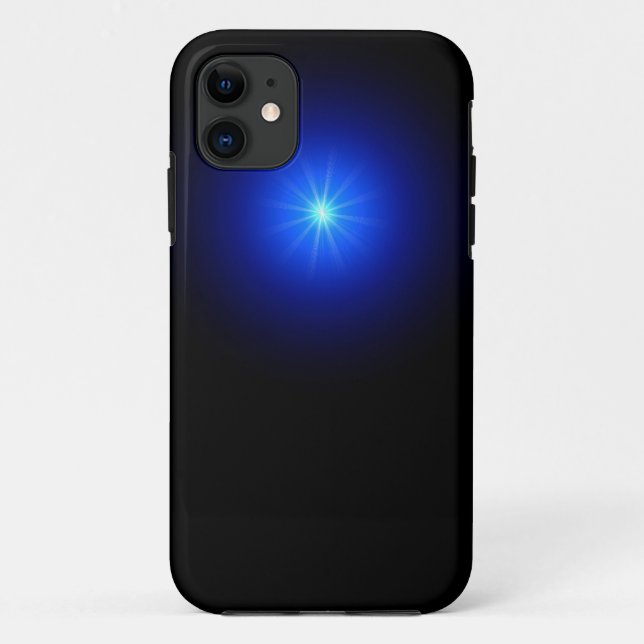 Coques Case-Mate iPhone LED bleue (Dos)