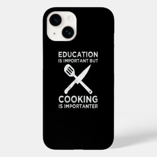 Coque Pour iPhone 14 L'Éducation Est Importante, Mais La Cuisine Est Im