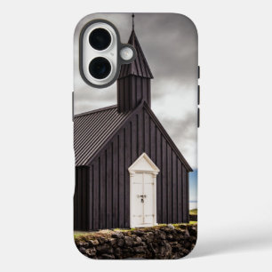 Coques iPhone 16 L'Église Noire De Budir, Islande
