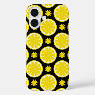 Coques iPhone 16 Lemon Pattern