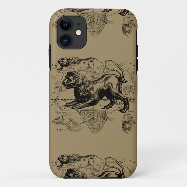 Coques Case-Mate iPhone Leo Constellation Hevelius 1690 Juillet23 - Août 2 (Dos)