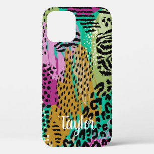 Case-Mate iPhone Case Leopard Animal coloré Imprimer Nom personnalisé