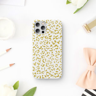 Case-Mate iPhone Case Leopard d'or, Parties scintillant d'or, Empreinte