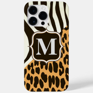 Coque Pour Pour iPhone 14 Pro Max Léopard et zèbre