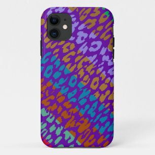 Coques Pour iPhone Léopard Peau multicolore Motif à bande 4