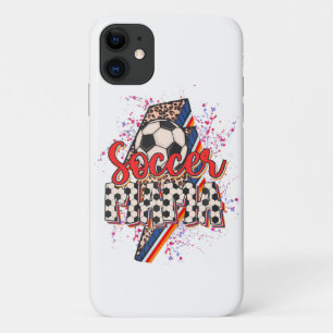 Case-Mate iPhone Case Leopard Soccer Mama Éclair Bolt Sport Maman Mothe