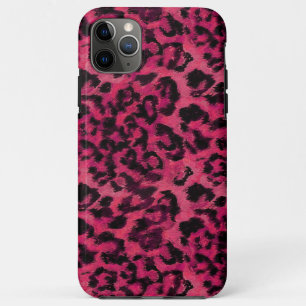 Case-Mate iPhone Case Léopard tacheté rose vif et noir