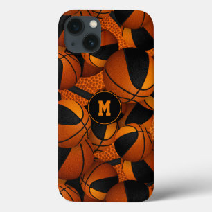 Case-Mate iPhone Case L'équipe d'orange noir couleurs basketball motif