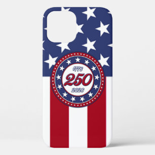 Case-Mate iPhone Case Les 250 ans d'Amérique avec le drapeau des États-U