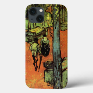 iPhone 13 Case Les Alyscamps, Feuilles d'automne par Vincent van 