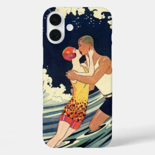 Coques iPhone 16 Plus Les amateurs d'art déco vintage se baignent dans l