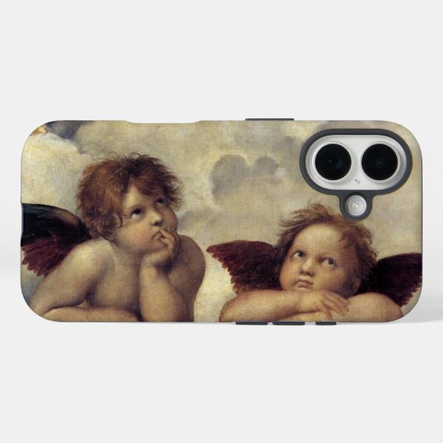 Coques Case-Mate iPhone Les anges de Raphaël (Verso (horizontal))