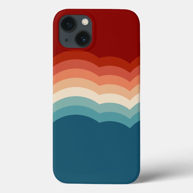 Coques Case-Mate iPhone les années 70 Motif rétro (Verso)