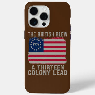 Coque iPhone 15 Pro Max Les Britanniques ont bravé treize colonies 4 juill