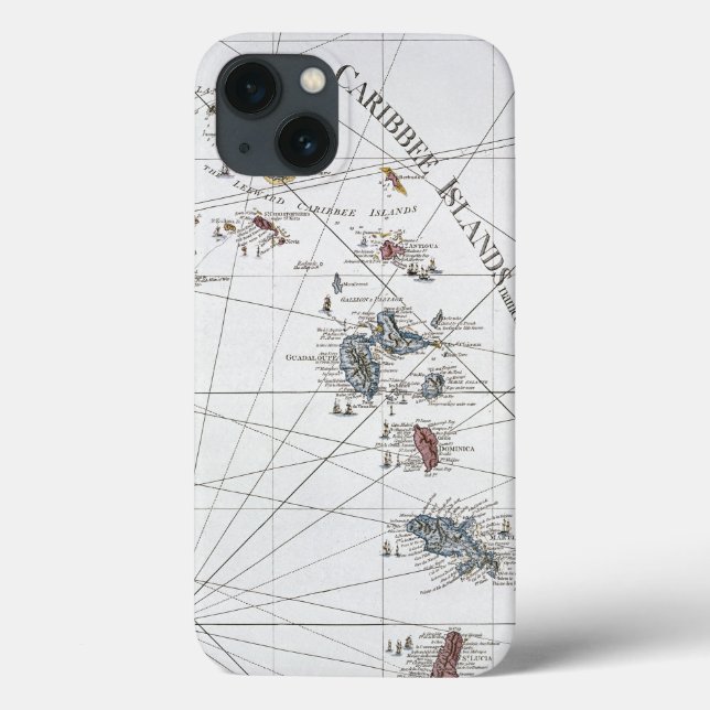 COQUES Case-Mate iPhone LES CARAÏBE : CARTE, 1775 (Verso)