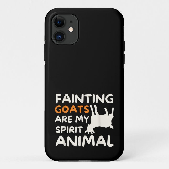 Coques Case-Mate iPhone Les chèvres qui s'évanouissent sont mon animal spi (Dos)