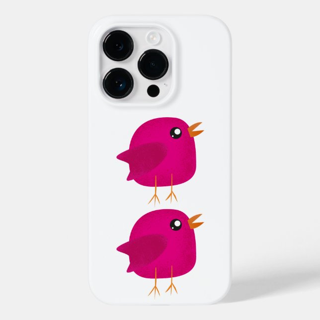 Coques Case-Mate iPhone Les enfants adorent l'oiseau mignon (Verso)