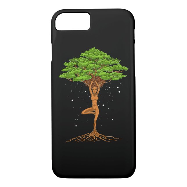 Coques Case-Mate iPhone Les Femmes Yoga Arbre De Vie (Dos)