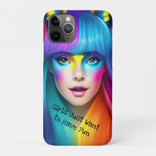 Case-Mate iPhone Case Les filles veulent juste avoir un visage d'arc-en-