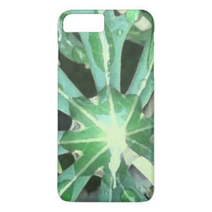 Coque iPhone 8 Plus/7 Plus Les gouttes de pluie en Feuille