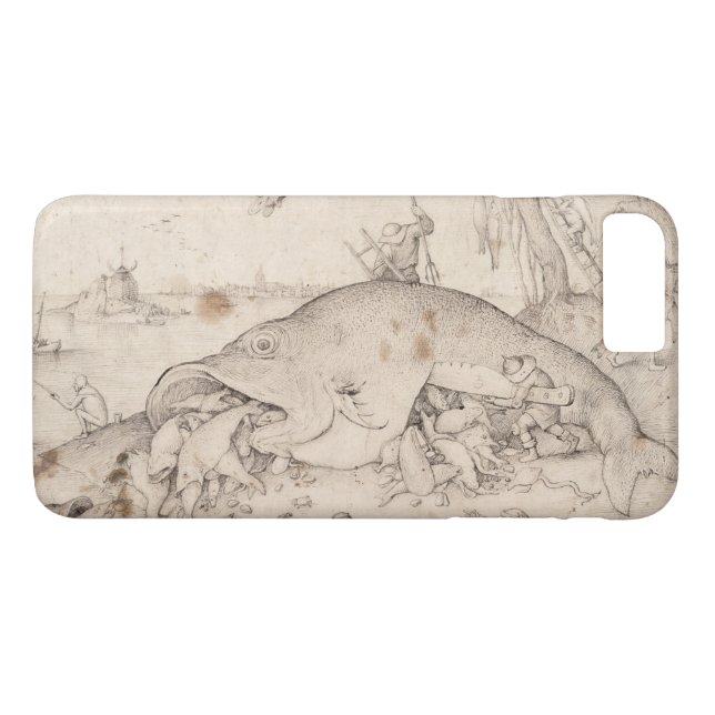 Coques Case-Mate iPhone Les grands poissons mangent de petits poissons par (Dos (Horizontal))