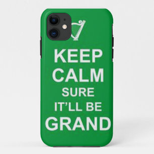 Case-Mate iPhone Case Les Irlandais gardent le cas calme
