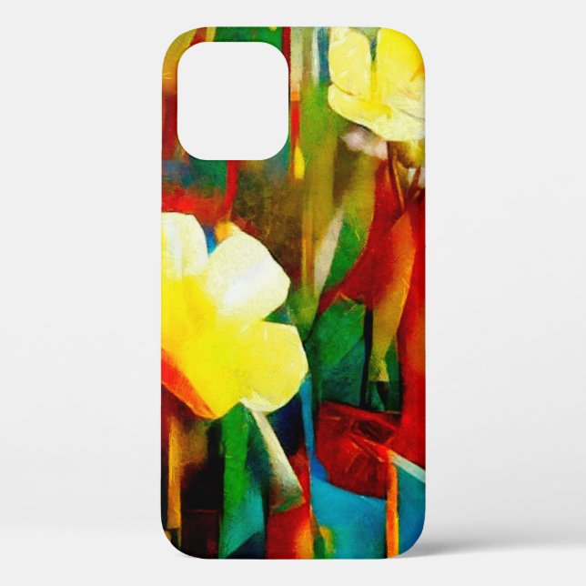 Coques Case-Mate iPhone Les jonquilles. Composition florale Abstraite dans (Verso)