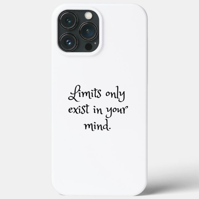 Coques Case-Mate iPhone Les limites n'existent que dans votre esprit (Verso)