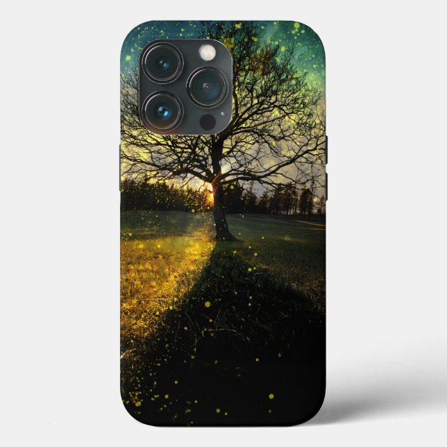 Coques Case-Mate iPhone Les lucioles magiques paysage onirique (Verso)