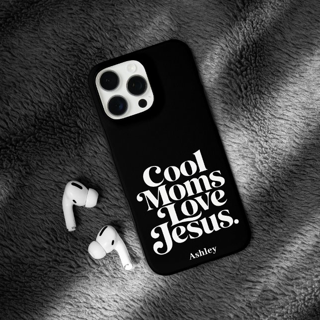 Coques Case-Mate iPhone Les mamans cool aiment Jésus (Créateur téléchargé)