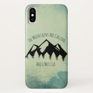Case-Mate iPhone Case Les montagnes appellent et je dois y aller