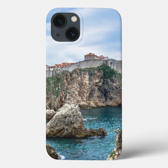 Coques Case-Mate iPhone Les murs de Dubrovnik vue mer (Verso)
