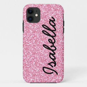 COQUES POUR iPhone LES PARTIES SCINTILLANTES ROSES ONT IMPRIMÉ