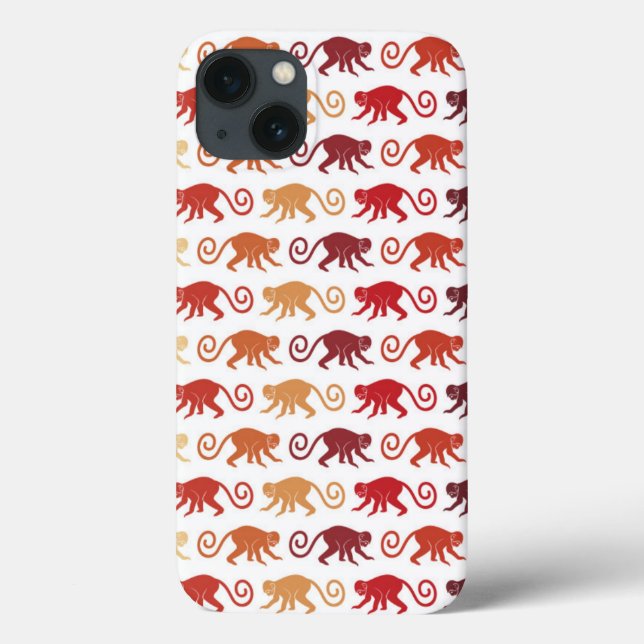 Coques Case-Mate iPhone Les Patters de Red Monkey (Verso)