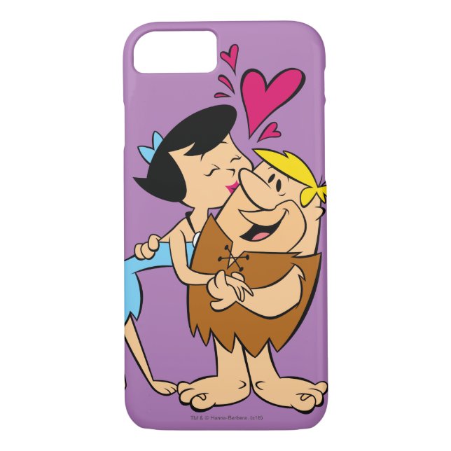 Coques Case-Mate iPhone Les Pierrafeu | Betty Kissing Barney (Dos)