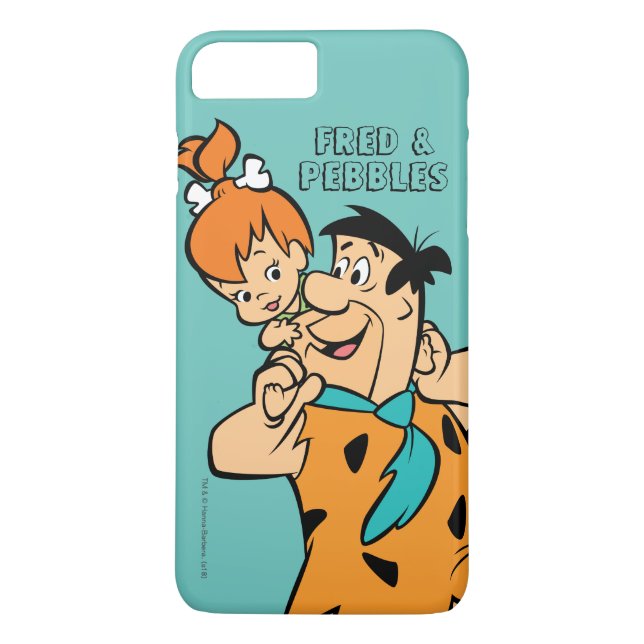 Coques Case-Mate iPhone Les Pierrafeu | Fred & Pebbles Flintstone (Dos)