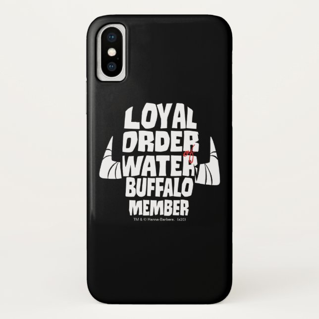 Coques Case-Mate iPhone Les Pierrafeu | Loyal Order Water Buffalo Membre (Dos)