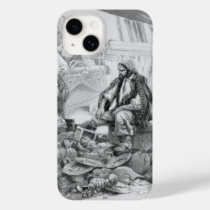 Coque Pour iPhone 14 Les pirates vintages comptent leurs trésors et pil