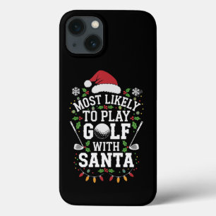 Case-Mate iPhone Case Les Plus Probables De Jouer Au Golf Avec Père Noël