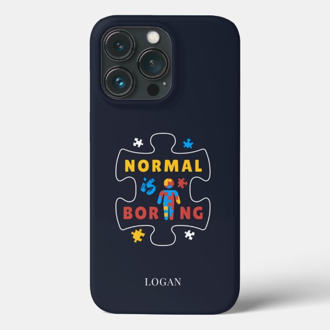 Coques Case-Mate iPhone Les puzzles de sensibilisation à l'autisme « La no (Verso)