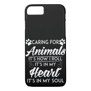 Case-Mate iPhone Case Les soins des animaux sont comment je roule